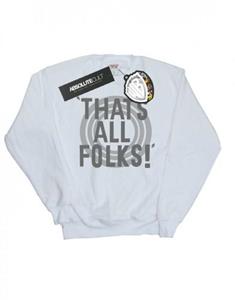 Looney Tunes Girls That's All Folks-sweatshirt met tekst