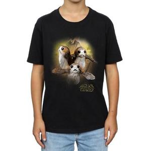 Pertemba FR - Apparel Star Wars: The Last Jedi Boys Porg Geborsteld Katoenen T-Shirt