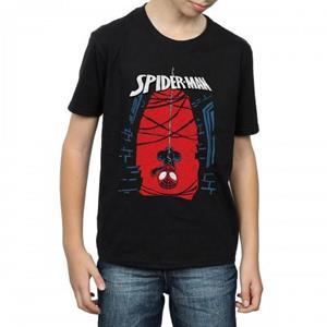 Spider-Man jongens hangend katoenen T-shirt