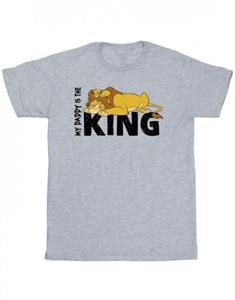 Disney jongens de Lion King papa is koning T-shirt