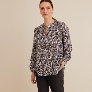 ANNE WEYBURN Blouse, grafische print, lange mouwen