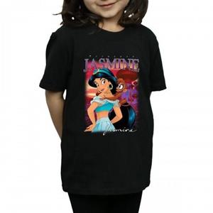 Aladdin Girls Jasmine Montage Cotton T-Shirt