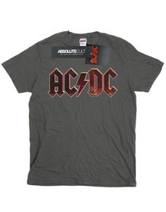 AC/DC T-shirt van ruw katoen met logo voor meisjes