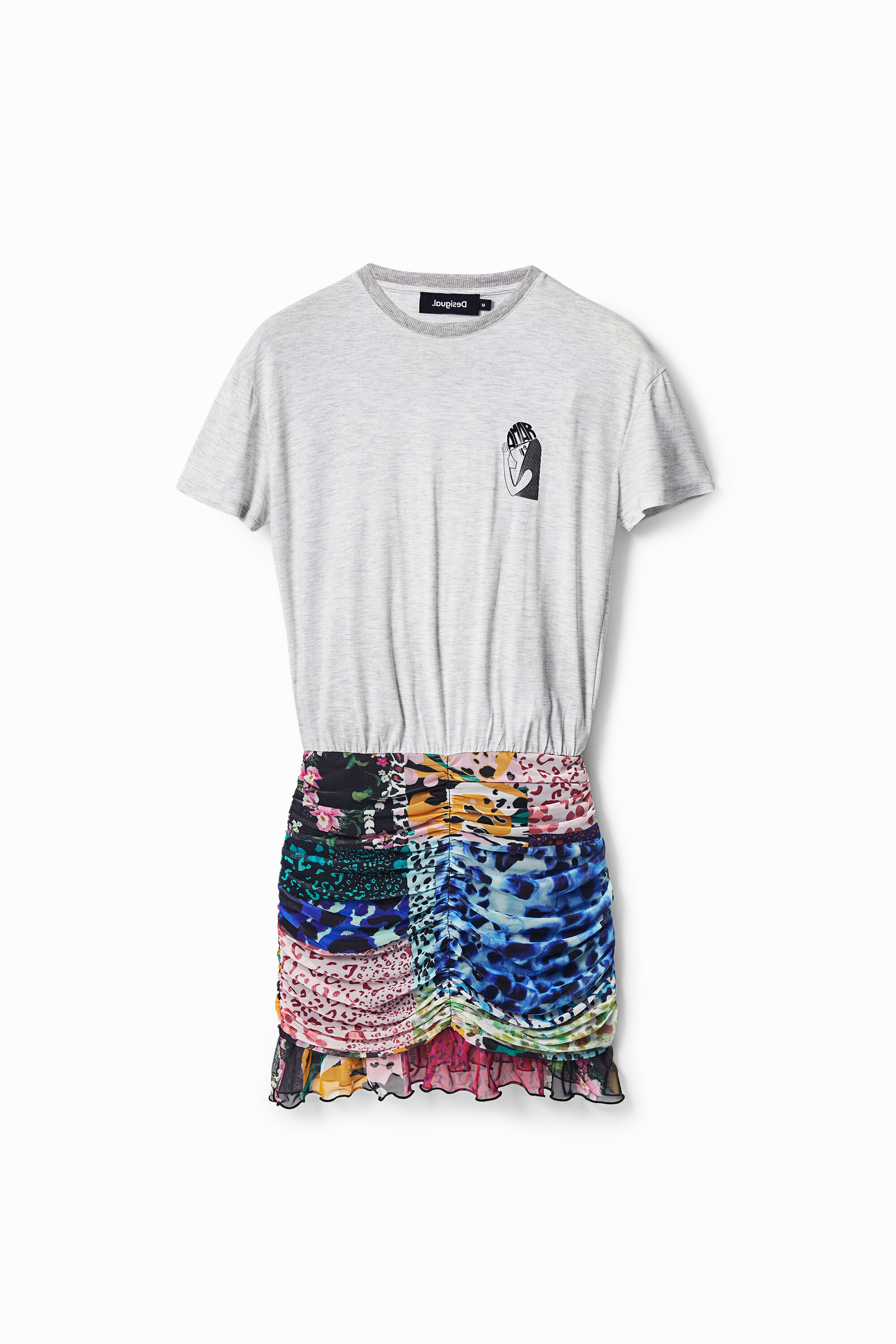 desigual Tweedelige korte jurk - BLACK