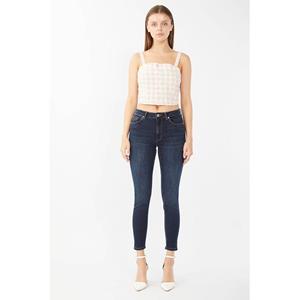 Banny Jeans Kadın Skinny Fit Esnek Pantolon Koyu Lacivert