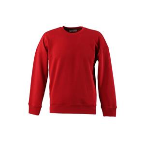 Keep Out Oversized herensweatshirt met ronde hals, rood