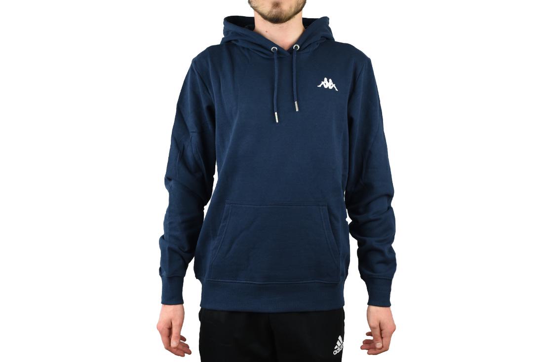 Kappa Vend Hooded, Mens navy Sweatshirt