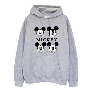 Disney Heren Mickey Mouse vier hoofden hoodie