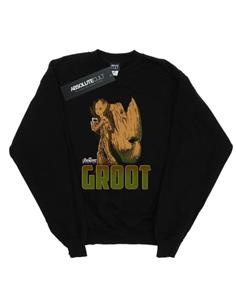 Marvel Heren Avengers Infinity War Groot karakter katoenen sweatshirt