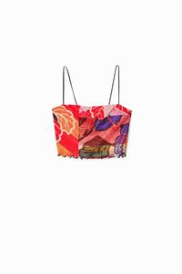 Desigual Croptop Mr. Christian Lacroix - MATERIAL FINISHES