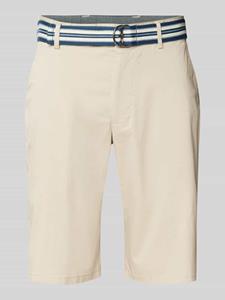 Christian Berg Men Korte regular fit chino met riem