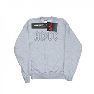 AC/DC katoenen sweatshirt met zwarte omtreklogo voor heren