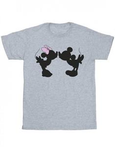 Disney jongens Mickey Minnie Kiss silhouet T-shirt