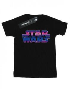 Star Wars katoenen T-shirt met neonlogo voor meisjes