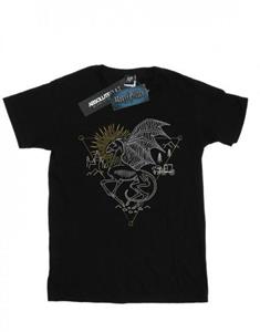 Harry Potter meisjes Thestral Line Art katoenen T-shirt