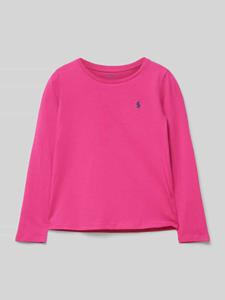 Polo Ralph Lauren Kids Shirt met lange mouwen en labelstitching