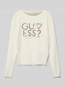 Guess Gebreide pullover met ronde hals