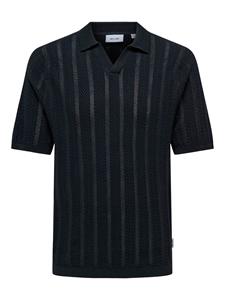 Only and Sons Onslucas Reg 12 Ss Crochet Polo Kni: