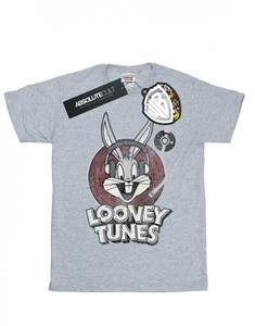 Looney Tunes Katoenen T-shirt met  Bugs Bunny Circle-logo voor meisjes