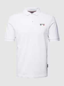 HECHTER PARIS Poloshirt met labelstitching