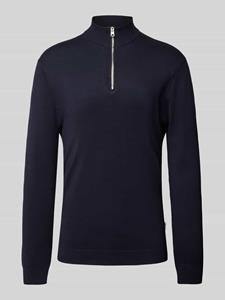 Only & Sons Gebreide pullover van viscosemix met opstaande kraag