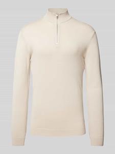 Only & Sons Gebreide pullover van viscosemix met opstaande kraag