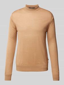 Windsor Wollen pullover met opstaande kraag, model 'Nando'