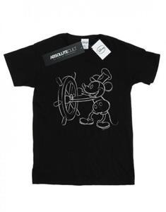 Disney jongens Mickey Mouse Steamboat schets T-shirt