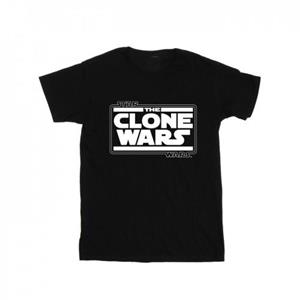 Star Wars jongens Clone Wars-logo T-shirt