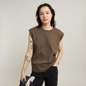 G-Star RAW Constructed Loose Top - Bruin - Dames