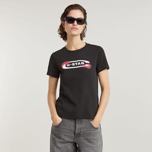 G-Star RAW Old Skool Logo Top - Zwart - Dames