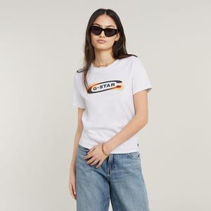 G-Star RAW Old Skool Logo Top - Wit - Dames