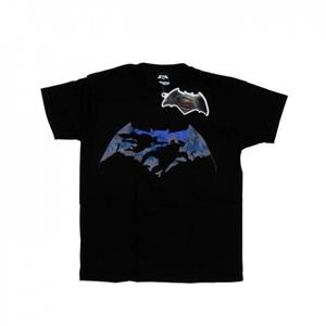 DC Comics jongens Batman v Superman Battle silhouet T-shirt