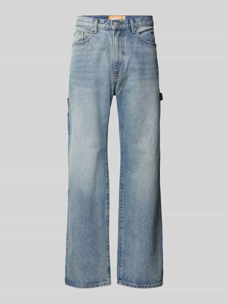 REVIEW Loose fit jeans met knoopsluiting