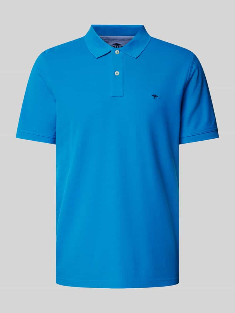 FYNCH-HATTON Regular fit poloshirt met labelstitching