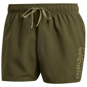 Adidas  Essentials Logo CLX Short - Zwembroek, olijfgroen