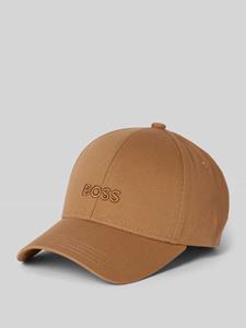 Boss Baseballpet met labelstitching