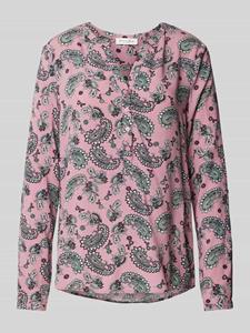 Christian Berg Woman Blouse van viscose met paisleymotief