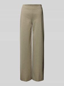 Drykorn Wide leg stoffen broek met structuurmotief, model 'BEFORE'