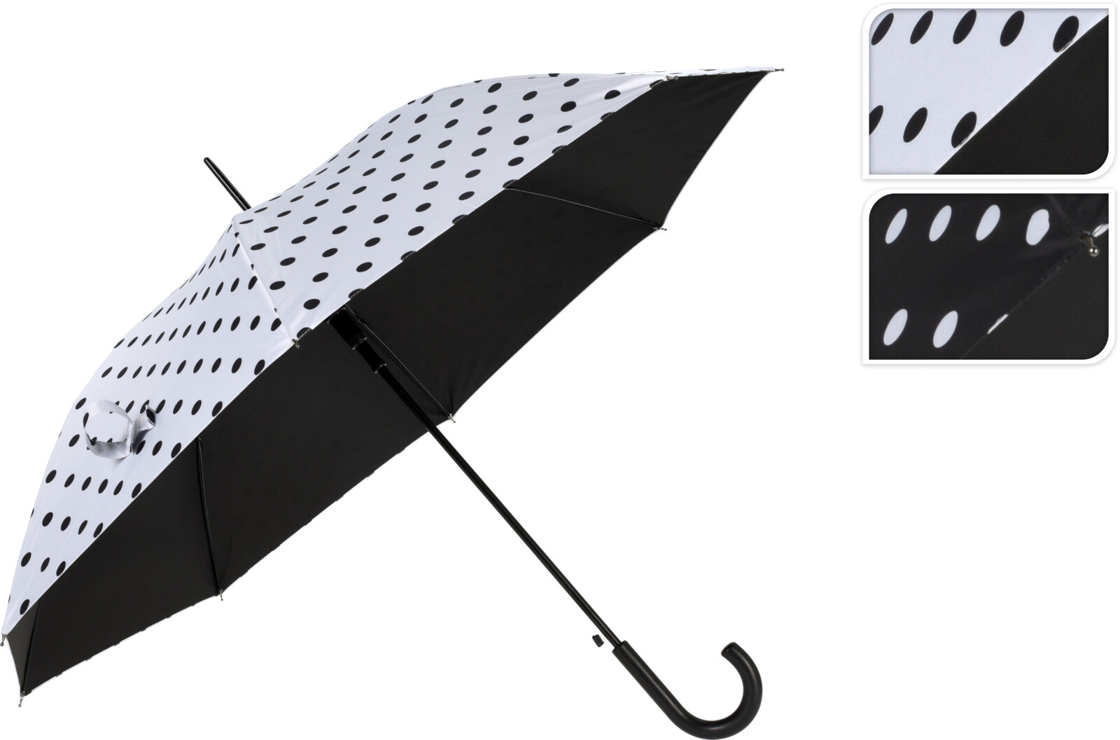 Merkloos Paraplu Met Stippen 104x86cm