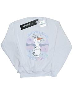 Disney Girls Frozen 2 Olaf Sneeuwvlokken en glimlacht sweatshirt