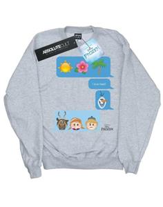 Disney Girls Frozen I Love Heat Sweatshirt