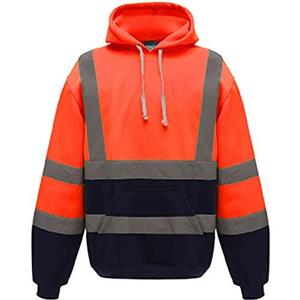 Yoko Mens Hi Vis Reflecterende Hoodie