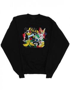 Looney Tunes heren sweatshirt met collage-katoen