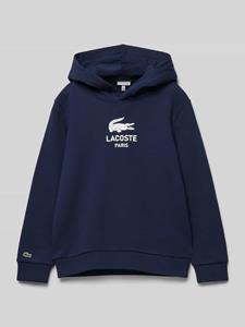 Lacoste Hoodie met labelprint