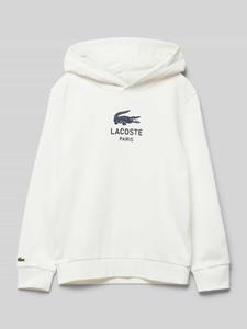 Lacoste Hoodie met labelprint