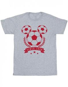 Disney jongens Mickey voetbalhoofd T-shirt