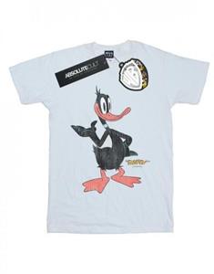 Looney Tunes Daffy Duck Distressed katoenen T-shirt voor meisjes