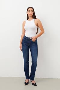 Banny Jeans Jeansbroek met rechte pasvorm voor dames van lycra