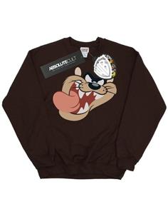 Looney Tunes Heren Tasmaanse duivel gezicht katoenen sweatshirt